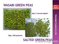 Salted green peas