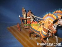 Metal/plastic History and culture series toyâ€“ chariot