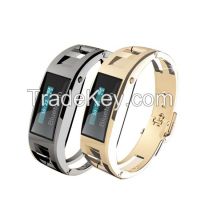 Fashion Metal Smart Watch for iPhone Gold Smart Watch
