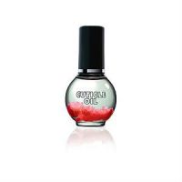 Cuticle oil with real flowers