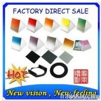 77mm Ring Adapter+Filter Holder+ND2+ND4+ND8+ Graduated Color Filter