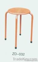 Rainbow colors excellent quality fashion steel round stool