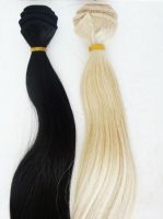 Machine-made wefts hair extension