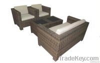 Polyrattan sofa set