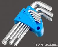 9PCS Short Arm Flat Head Hex Key