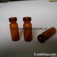 V1135 2 ml wide opening crimp-top vial, amber