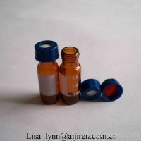 2ml wide opening short screw-thread vial with write-on spot, amber