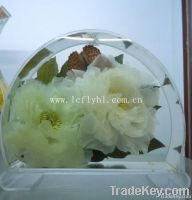 crystal  fresh flower art