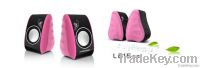 Mini 2.0 stereo speaker , USB mini speaker