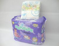 2-fold lozenge embossing baby diaper