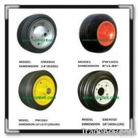 solid rubber wheel