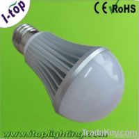High power 5w E27 LED bulb light of aluminum and pc cover