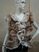 Fur coat and shawl
