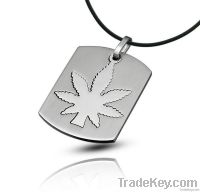 Maple Leaf  Stainless Steel Pendant Jewelry