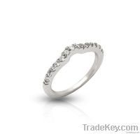 silver wedding ring