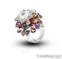 flower ring diamond
