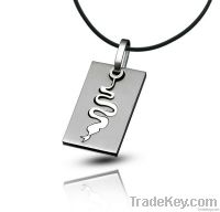Stamp Stainless Steel Jewelry Initial Pendants