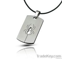 Spider Stainless Steel Jewelry Initial Pendants