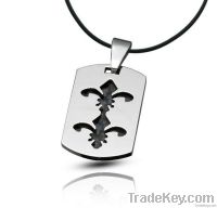 New Hollow Stainless Steel Jewelry Initial Pendants