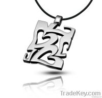 Stainless Steel Jewelry Initial Pendants