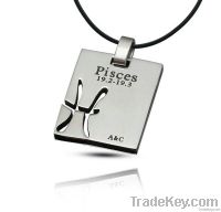 Pisces Cool Stainless Steel Pendant