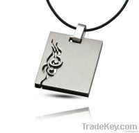 Rose Hollow Cool Stainless Steel Pendant