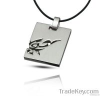 Flame Hollow Cool Stainless Steel Pendant