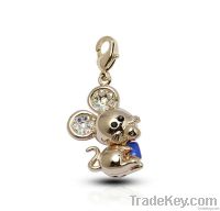 animal charm pendant