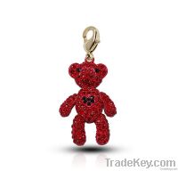 popular fashion bear charm pendant