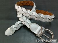 hand-knitted pu belt