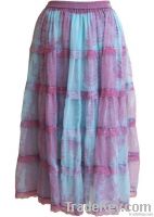 Tie Dye Frill Skirt