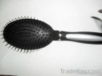 nylon pin rubber care hair brush-9551