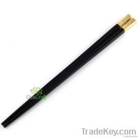 Exquisite Handmade Organic Ebony & Brass Chopsticks 1 Pair