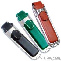 leather usb drive, promotional leather gift USB, leather usb disk gift