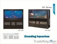 Standing aquarium, cabinet aquarium