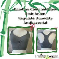 Bamboo charcoal sport vest for women