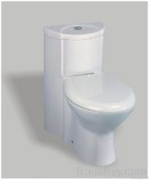 Siphonic jet one-piece toilet