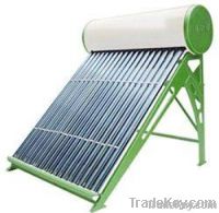 Unpressurized vacuum tube solar water heater