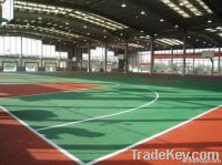 Acrylic acid basketball court