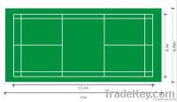 Acrylic acid badminton court