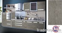 Modern kitchen cabinets with Uv wood grain color board