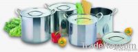 8pcs stainless steel tall stock pot set/cookware set