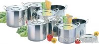 16pcs stainless steel stock pot set/cookware set