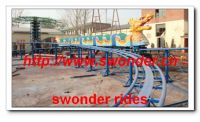 Funny and Popular Electric Track Train Dragon Roller Coaster