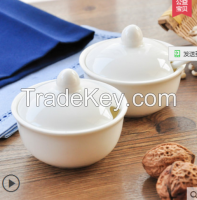 white body crockery porcelain bone china kitchen china manufacture sugar creamer pot