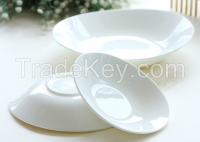 Porcelain Dish and plate, ceramic dish and plate, hotel porcelain dish and plate