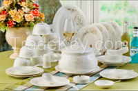 56pcs dinner set gift ceramic dinner set porcelain dinner set