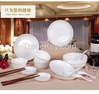 18PCS high grade ceramic/porcelain embossed dinner set