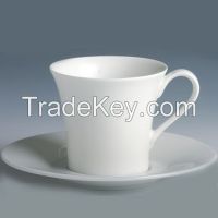 porcelain cup&saucer set, ceramic cup&saucer set, tableware, dinnerware, drinkware cup, new bone, china bone, strengthen porcelain, hotle porcelain dinnerware. normal white porcelain, ceramic cup&saucer with decal