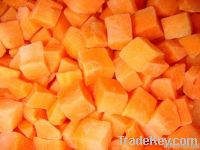 frozen carrot dices (IQF carrot dices)